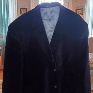 Blazer Velvet Dark Navy Blue